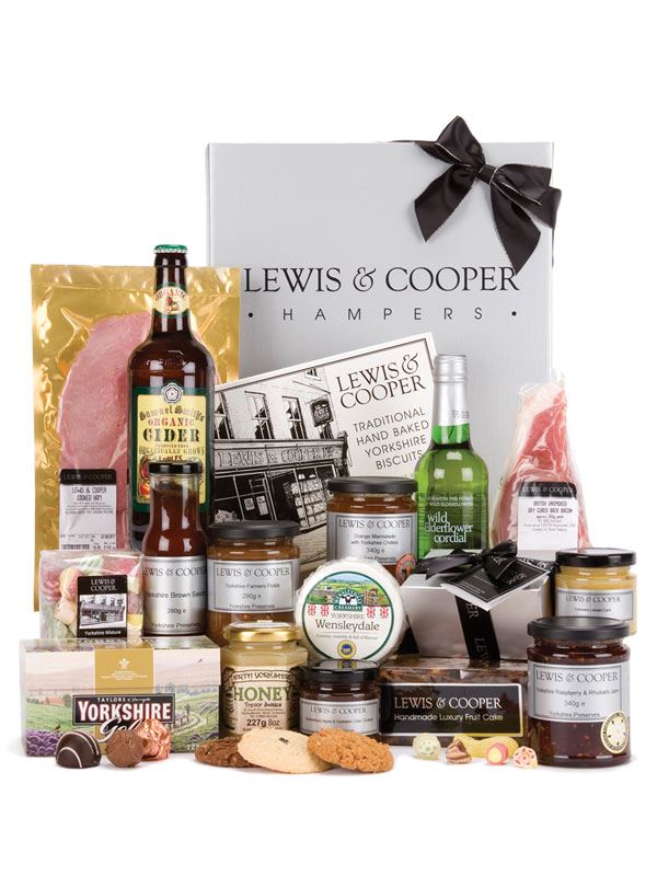 Yorkshire Holiday Hamper Box Without Fresh Goods Luxury Food