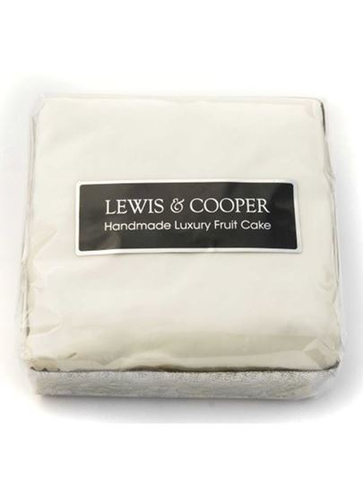 Picture of Lewis & Cooper  Luxury Square Iced Fruit Cake 6"