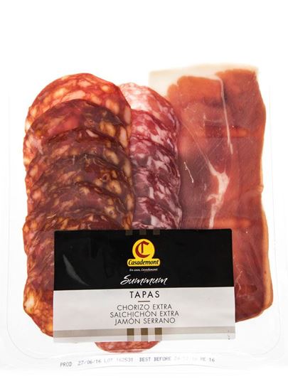 Picture of Casademont Tapas Tray with Salami, Chorizo & Jamon