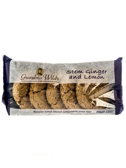 Picture of Grandma Wild's Giant Stem Ginger and Lemon Biscuits