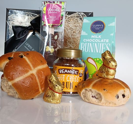 Picture of HOT CROSS BUN-NY HAMPER 