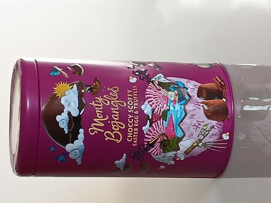 Picture of MONTY BOJANGLES - CHOC SCOFFY EASTER EGG TIN