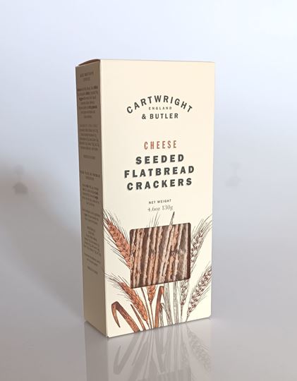 Picture of C&B CHEESE FLATBREADS 130G CARTON