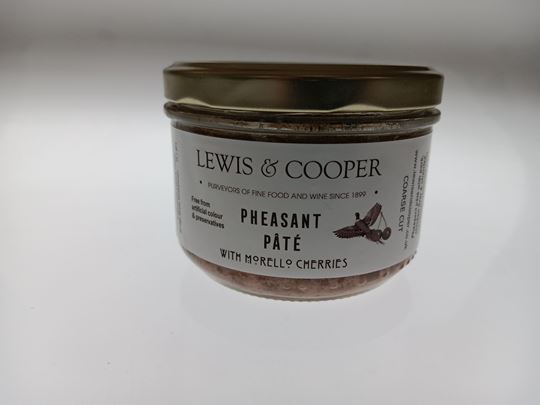 Picture of L&C PHEASANT PATE WITH MORELLO CHERRIES 180G