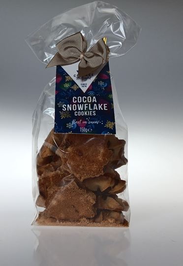 Picture of CD COCOA SNOWFLAKE COOKIES 150G